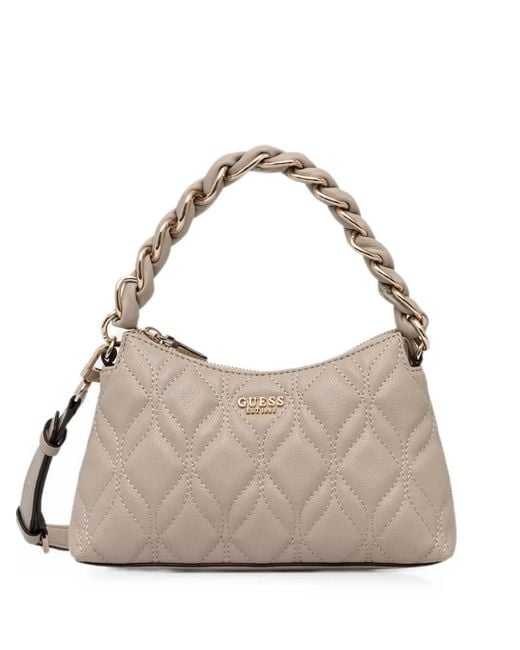 Guess Gray Maxine Tote Bag