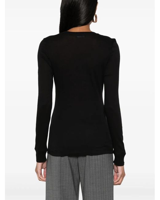 Wardrobe NYC Black Cotton T-Shirt