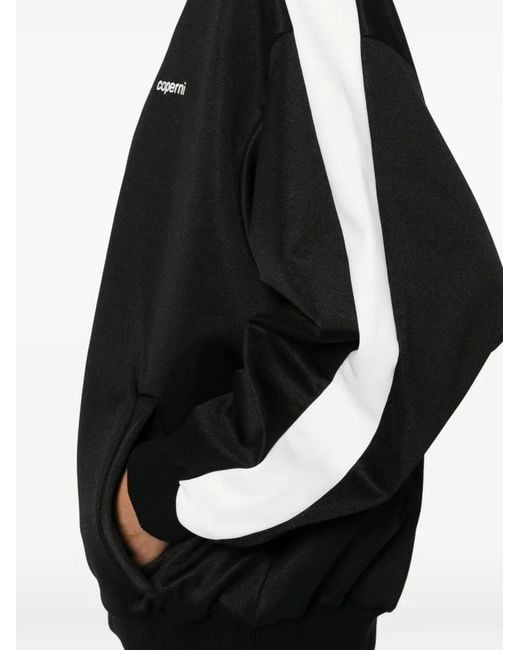 Coperni Black Oversized Side-Stripe Jacket