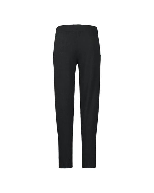 Minnie Rose Black Cashmere Track Pants