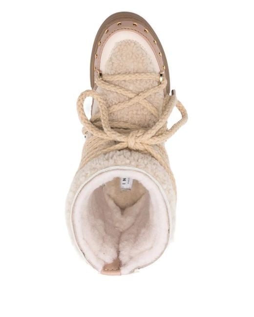 Inuikii Natural Curly Rock Ankle Boots