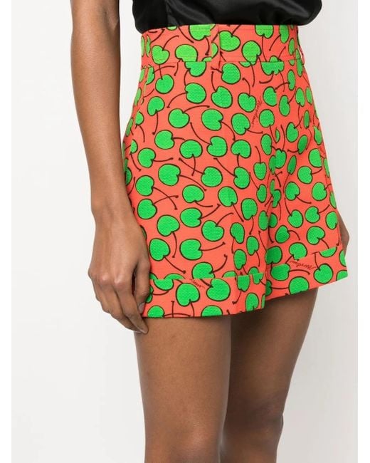 Moschino Green Short Shorts