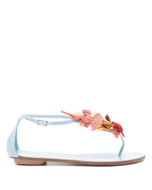 Aquazzura White Marea Sandalen