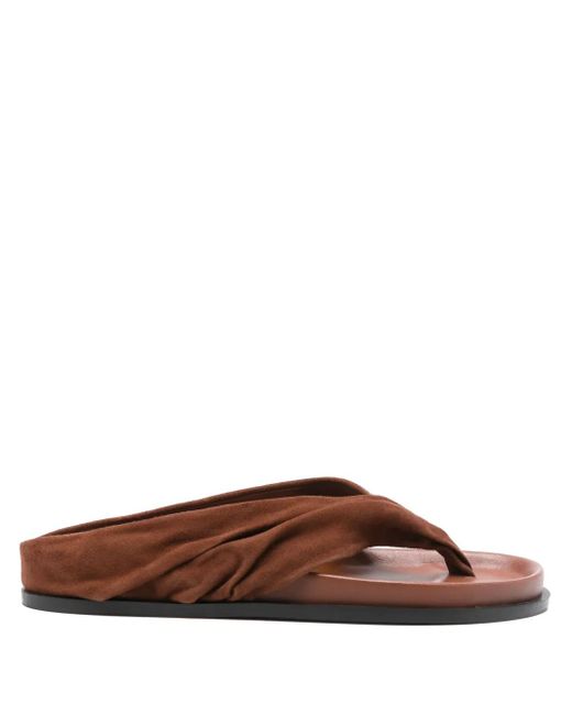 A.Emery Brown Shaw Flip Flops