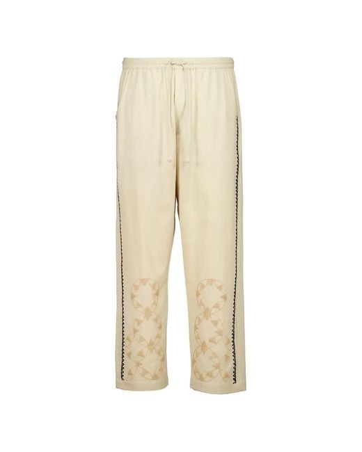 BAZISZT Natural Sferic Straight-Leg Trousers for men