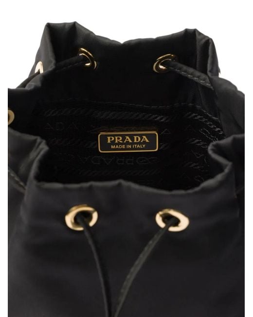 Prada Black Re-Edition 1978 Bucket Bag