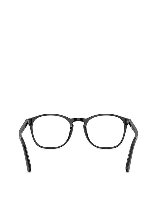 Persol Black Square-Frame Glasses for men
