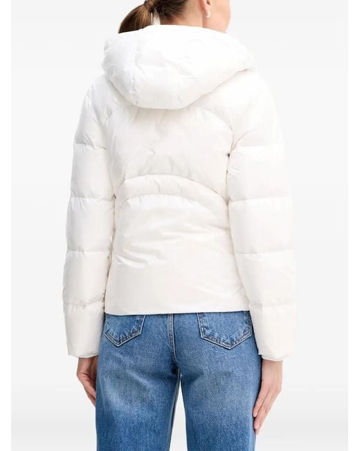 Colmar White Hooded Padded Jacket