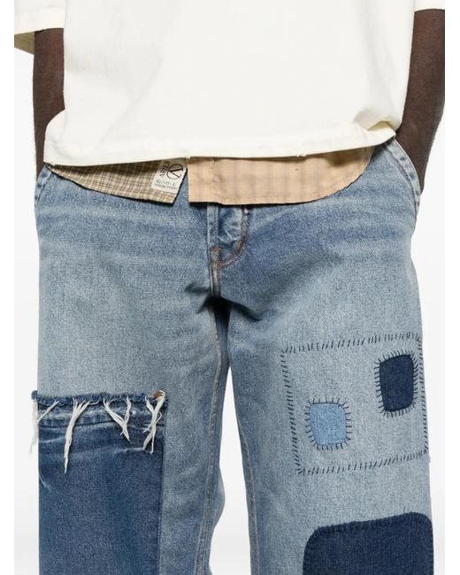 GALLERY DEPT. Jeans Met Patchwork in het Blue voor heren