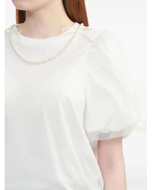 Simone Rocha White T-Shirts And Polos