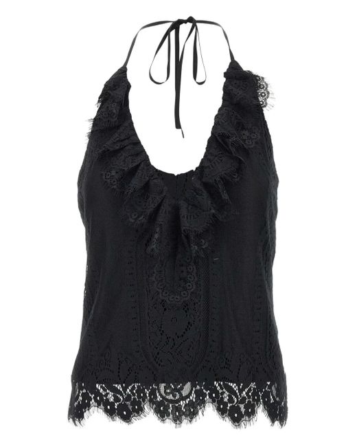 Top Con Ruches di Herskind in Black