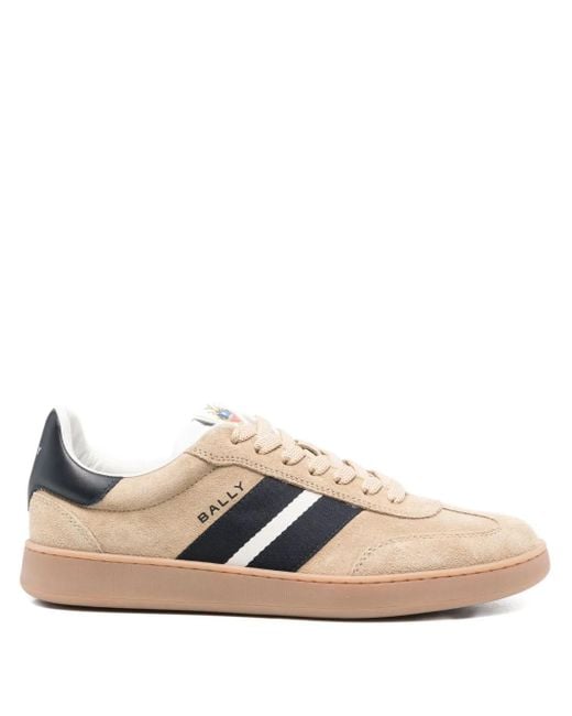 Bally Brown Retro Crest Sneakers for men