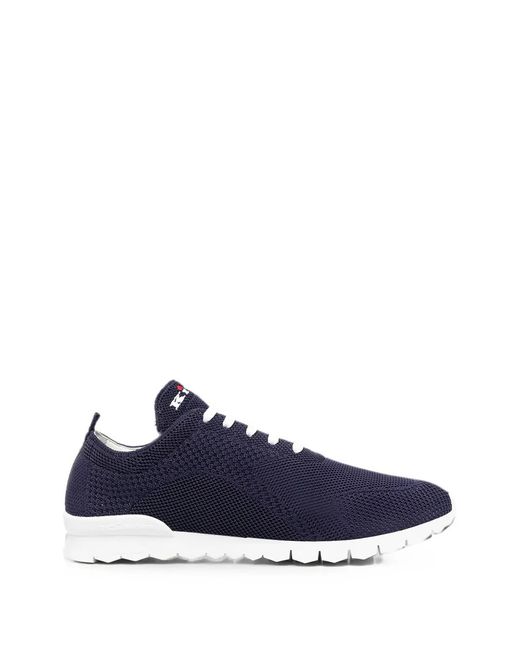 Kiton Blue Lace-Up Sneakers for men
