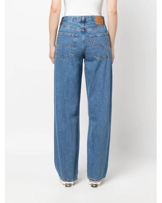 Levi's Straight Jeans in het Blue