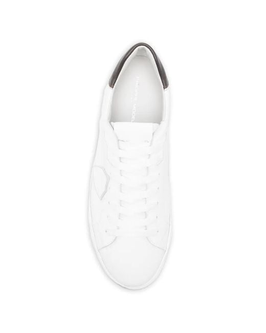 Philippe Model Temple Sneakers Mit Logo in White für Herren