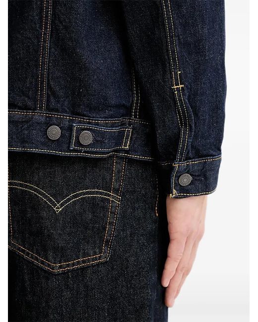 Levi's Blue Buttoned Jacket for men