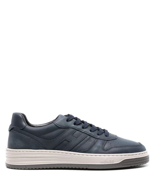 Hogan Blue H630 Leather Sneakers for men