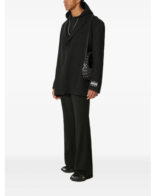 Ambush Black Single-Breasted Blazer for men