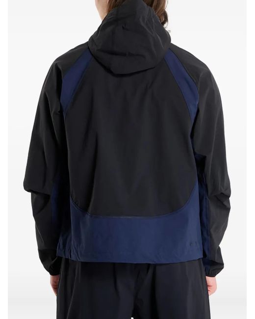 Nike Blue Colour-Block Woven Jacket for men