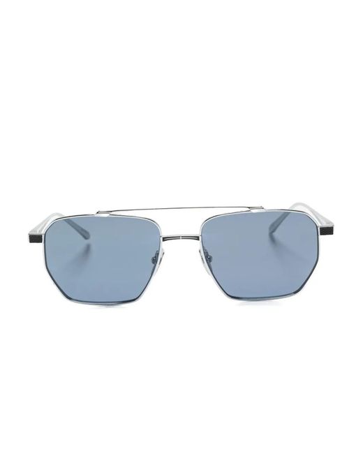 Leisure Society Blue Prism Geometric-Frame Sunglasses