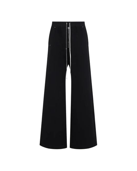 Rick Owens Black Geth Belas Trousers for men