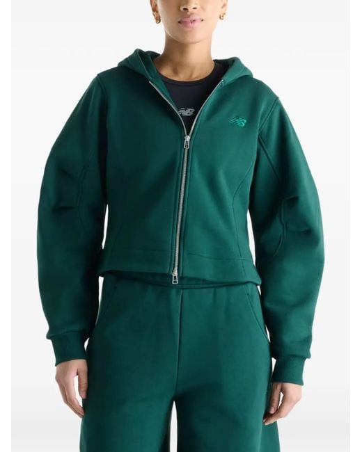 New Balance Green Athletics Crafted Fleece Hoodie