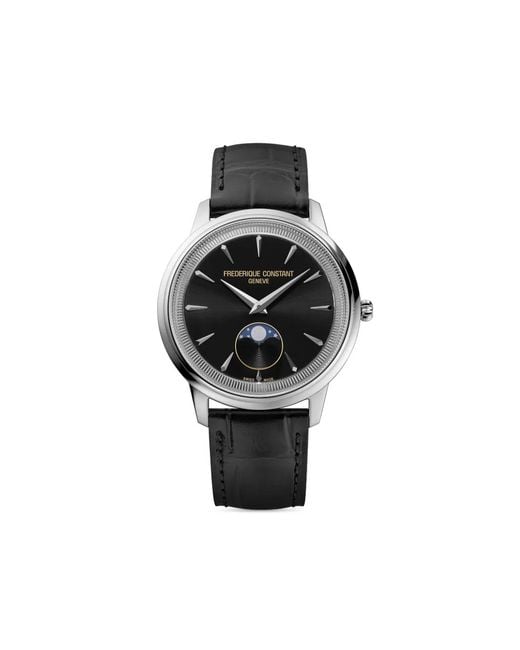 Frederique Constant Black Classics Moneta Moonphase 37Mm