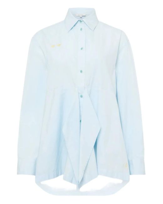 J.W. Anderson ラッフル シャツ Blue