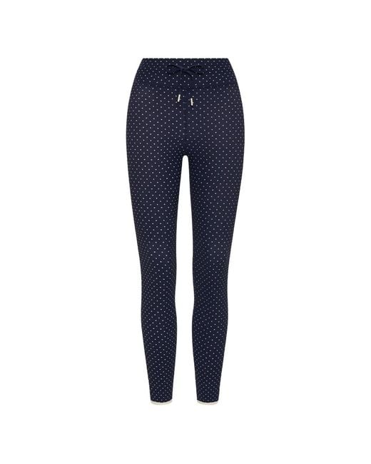 The Upside Blue Spellbound Polka-Dot Leggings