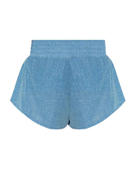 Pantalones cortos brillantes Oseree de color Blue