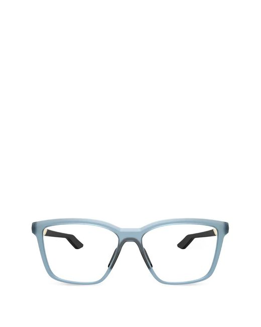 Oakley White Enigma Mass Rectangle-Frame Glasses