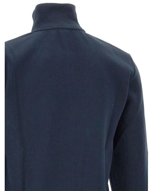 Colmar Blue High-Neck Zip-Up Sweatshirt for men
