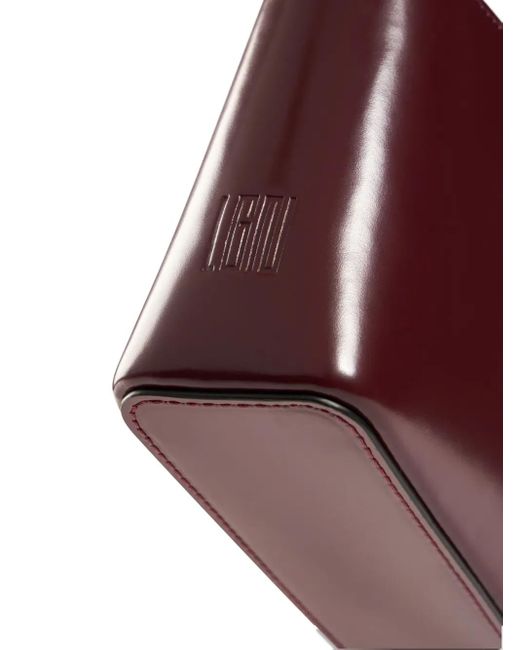 Louis-Gabriel Nouchi Red Brief Cut-Out Leather Shoulder Bag