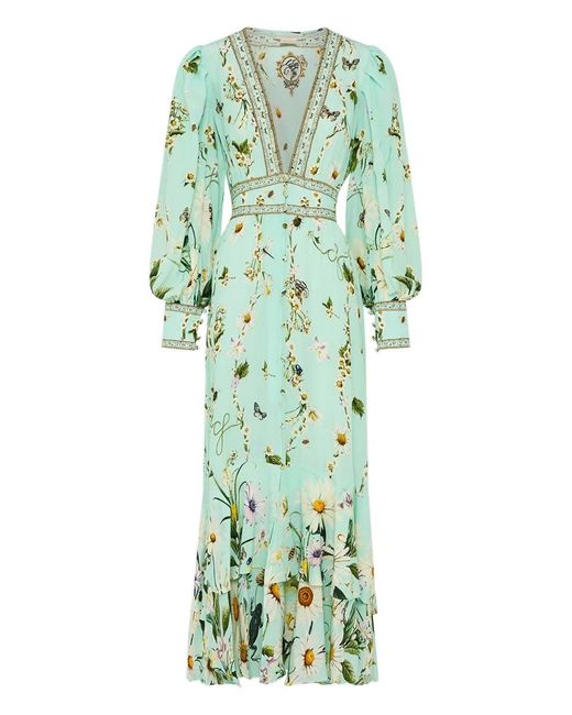 Camilla Green Freefall Maxi Dress