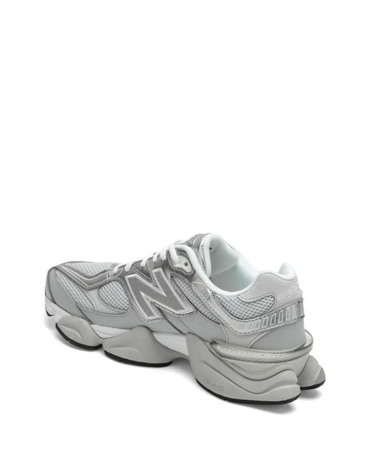 New Balance White 9060 Panelled Sneakers