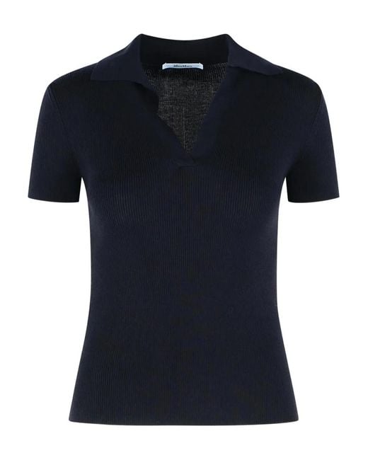 Max Mara Black Polo-Neck Sweater