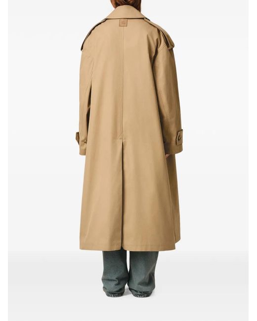 AMI Natural Cotton Trench Coat