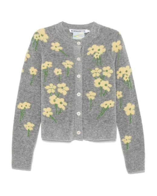 BERNADETTE White Claudia Cardigan