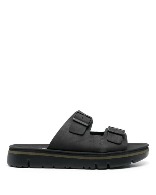 Camper Black Oruga Buckled Sandals for men