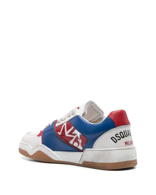 DSquared² Blue Spiker Sneakers for men
