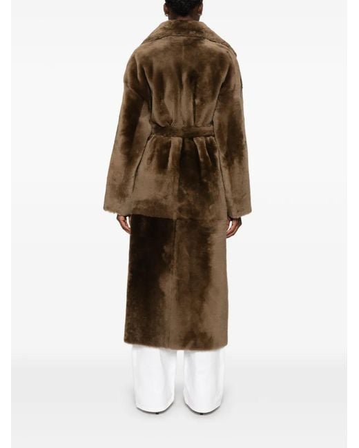 Arma Brown Rien Reversible Shearling Coat