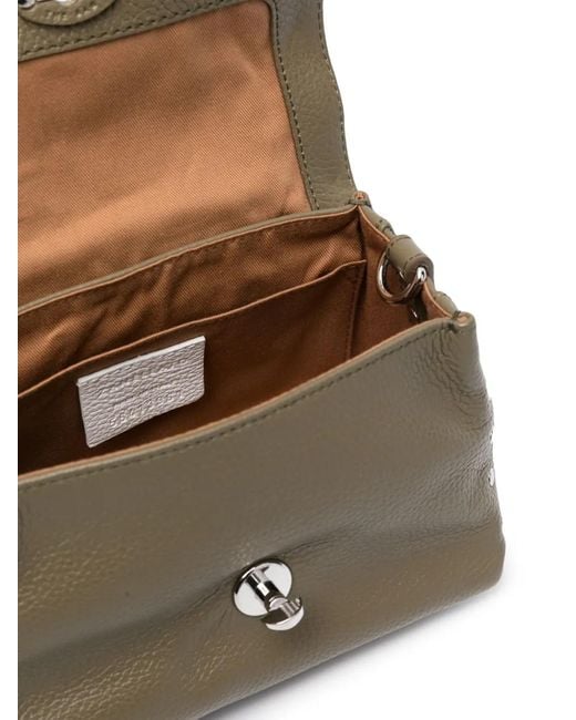Zanellato Metallic Large Postina Leather Tote Bag