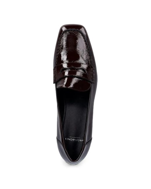 Vagabond White Debbi Square-Toe Loafers
