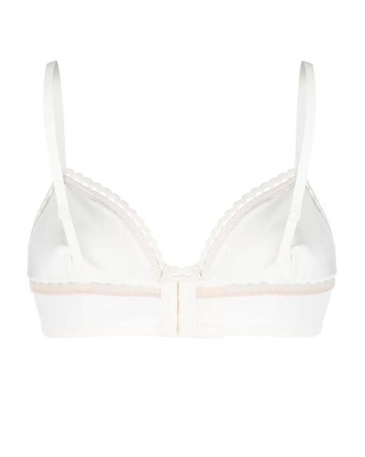 Eres White Flow Full-Cup Bra