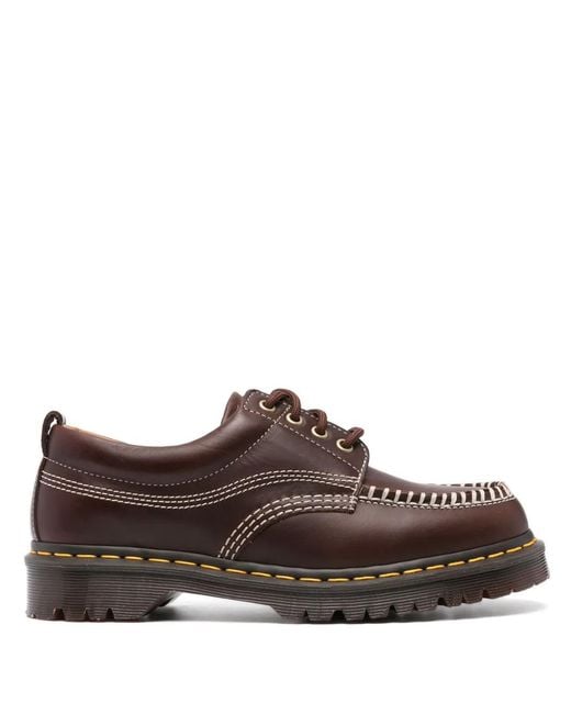 Dr. Martens メンズ ブラウン Lowell ダービーシューズ