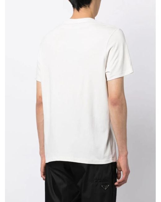 Camiseta Augustine Con Logo Estampado Moose Knuckles de hombre de color White