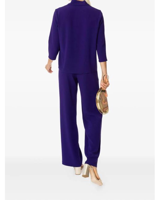Peter Cohen Purple Square-Front Shirt
