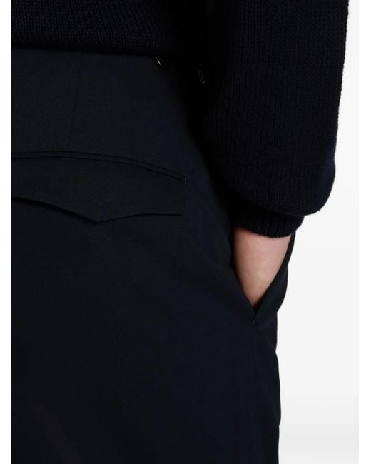 Incotex Plissierte Tapered-Hose in Blue für Herren