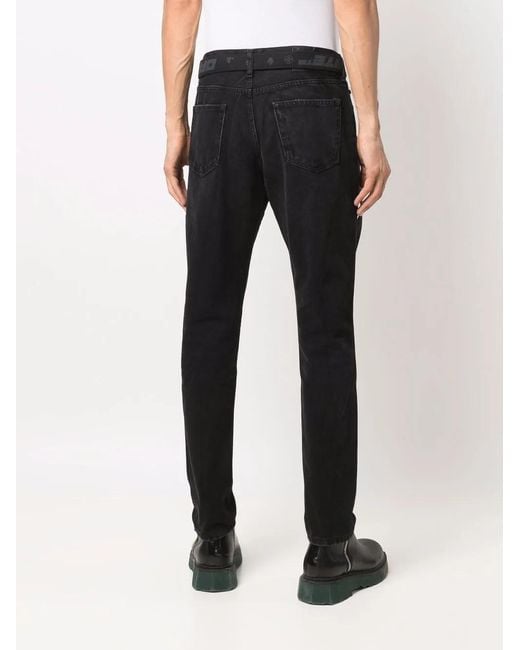 Off-White c/o Virgil Abloh Blue Belt Skinny Jeans for men