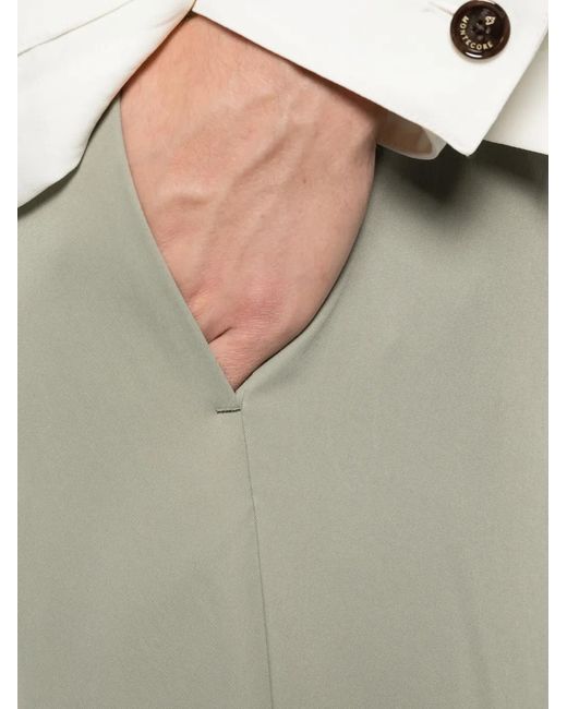 Herno Gray Pleated Trousers for men